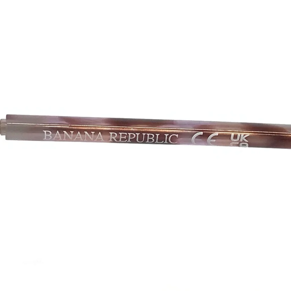 Banana Republic Eyeglasses Frame BR224 SK4 Brown Pink Cat Eye Wire Rim 52-16-140